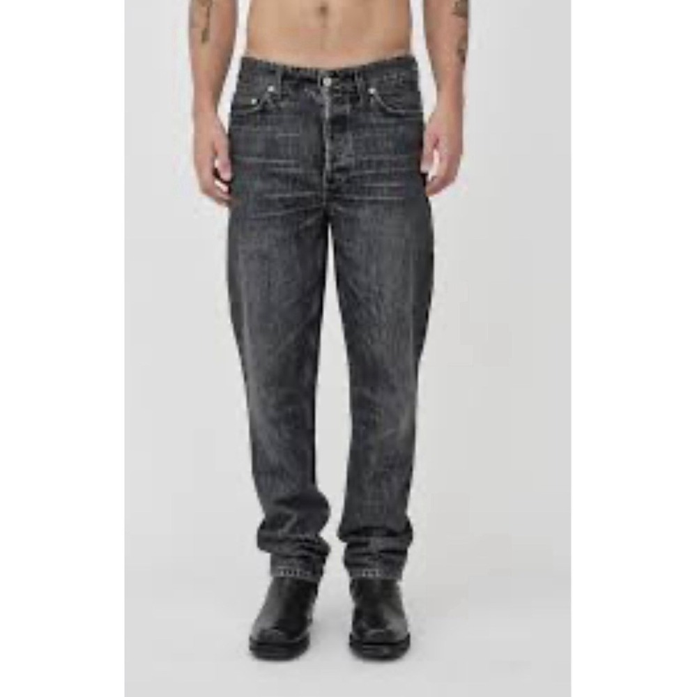 Won Hundred Jeans Men's 32 x 31 Dean B Black Gray Preppy Designer Streetwear
